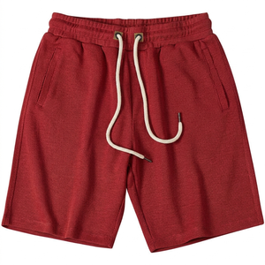 Shorts de sport pour hommes en molleton de coton, fabrication usine, vêtements de sport, logo personnalisé - Product Image 1