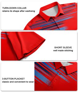 Packs de T-shirts Polo Homme Personnalisables en Polyester Spandex – Vêtements de Golf et de Travail Graphiques Oversize Performants – Chemises Abordables - Product Image 4