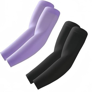 Mangas de Ciclismo de Alta Calidad, Color Negro, Unisex, Protección Anti-UV, Elásticas y Deportivas para Adultos - Product Image 5
