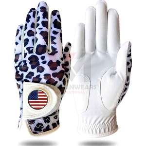 Elite Tour Golf <b>Gloves</b> Custom Logo OEM Professional Cabretta Leather Breathable Soft Feel Golf Training Gear Wholesale Bulk - Product Image 1