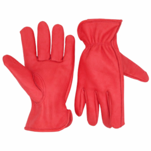 Heavy-Duty <b>Top</b>-Grade Cowhide Grain Leather Driver Gloves Heat <b>Spark</b> Resistant Construction Safety Gloves for Personal Hand Arm - Product Image 5
