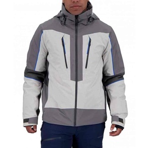 Chaqueta de Esquí Impermeable y Cortavientos al por Mayor, Diseño Personalizado, Transpirable, con Capucha de Polartec y Aislamiento de Lana, Traje de Esquí para Hombre - Product Image 4