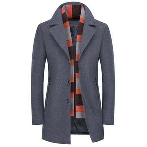 Manteau Trench Élégant en Mélange de Laine pour Homme – Veste d'Hiver Chaude et Longue pour l'Automne – Style Urbain Décontracté et Habillé – Vente en Gros - Product Image 5