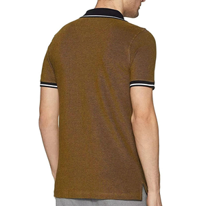 Camiseta Polo Informal de Primera Calidad para Hombre, Nuevo Diseño, Logotipo Personalizado, Color Sólido, Transpirable - Product Image 3