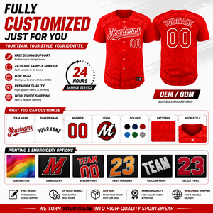 Custom Heritage Baseball Jersey Vintage Inspired Team Uniform Personalized <b>Button</b> Up OEM ODM Manufacturer - Product Image 6