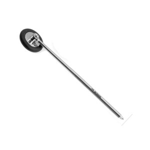 Martillo de Reflejos Babinski de Acero Inoxidable con Mango Cromado Negro de 8.5 cm y Cabeza de Goma Duradera, Certificado CE para Profesionales Neurológicos - Product Image 3
