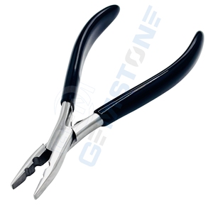 Alicate Profesional de 2 Orificios para Extensiones de Cabello, Herramienta de Punta Plana de 7 Pulgadas para Anillos Micro y Nano Beads, Instalación de Extensiones de Cabello - Product Image 2