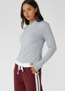 Sudadera Holgada Personalizada para Mujer, Manga Larga, Bolsillo Tipo Canguro, Color Sólido, Estilo Casual - Product Image 2