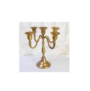 Support de bougie en métal poli pour mariage, événement festif, support de bougie moderne fait main en fer pour décoration de table à la maison - Product Image 1