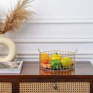 Panier de rangement métallique large, grande capacité, organisateur de fils pour étagère de placard - Product Image 4