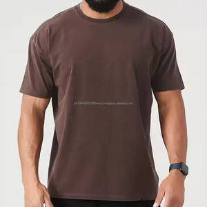 OEM Custom Heat Transfer DTG Screen Printed Streetwear 250GSM 100% Cotton Vintage Acid Washed Dyeing Men <b>White</b> T <b>Shirt</b> - Product Image 3