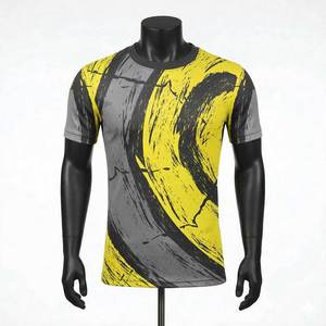 T-shirt pour homme adulte, taille plus, prix raisonnable, logo personnalisé, tissu 100% coton, séchage rapide - Product Image 1