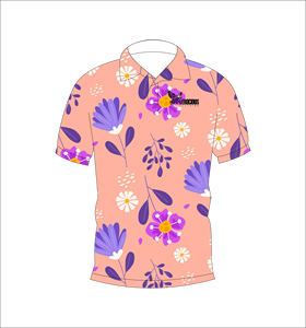 Polo pour homme à imprimé floral moutarde, manches courtes, coton, décontracté, respirant, coupe classique, vêtements d'été - Product Image 3