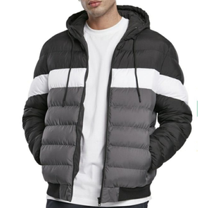 Blouson matelassé oversize trois tons, chaud et stylé pour l'hiver, style décontracté urbain - Product Image 1