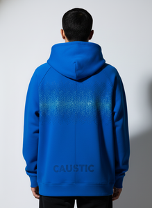 Ensemble sweat à capuche zippé et pantalon de survêtement en molleton bouclette 500 g/m² pour homme, avec strass, délavage acide, style streetwear, logo personnalisé, OEM - Product Image 5