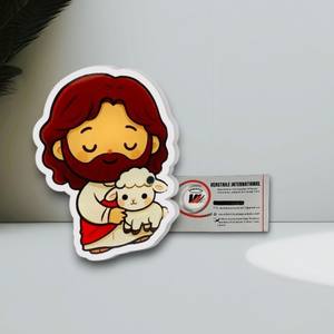 Paleta Magnética para Extensiones de Pestañas con Diseño de Cabra y Corazón de Diamante para Artistas de Pestañas, Soporte Acrílico Personalizado para Pestañas - Product Image 2