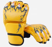Guantes de Entrenamiento de MMA con Logotipo Personalizado, Guantes de Boxeo con Cordones, Guantes Interiores de Gel, Envolturas para Manos, Artes Marciales, Absorción de Humedad, Guantes Unisex de Moda