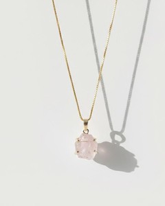 Rose Quartz Pendant Necklace Natural <b>Pink</b> Crystal Gemstone Handmade Silver Jewelry <b>Healing</b> Stone Boho Women Gift - Product Image 1