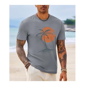 Nouveau design T-shirt décontracté pour homme 100 % coton tricoté à manches courtes imprimé avec caractéristiques anti-boulochage et écologiques Bangladesh - Product Image 4