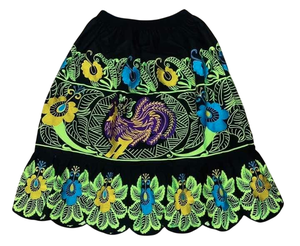 Falda Hawaiana para Mujer, Personalizada, al por Mayor, Vestido Tropical con Estampado Floral, Estilo Hula, Micronesia, 100% Algodón Antibacteriano, Corte en A - Product Image 1
