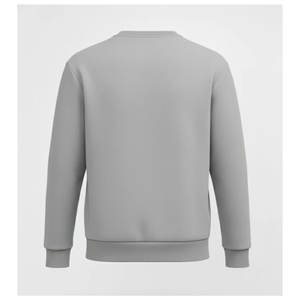 Sweat-shirts à col rond gris pour homme, manches longues, amples et légers - Product Image 3