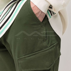 Pantalon cargo décontracté moderne pour hommes, multi-poches, vêtements de travail utilitaires d'extérieur, taille ajustable, logo personnalisé, fournisseur en gros - Product Image 5