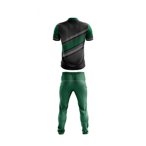 <b>Men's</b> Black <b>Purple</b> Eco-Friendly Printed Casual Cricket Sports Kit Quick Dry 160g Polyester/Cotton Uniform Track <b>Suit</b> Adults - Product Image 3