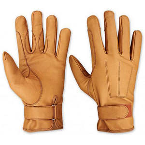 Guantes de Invierno de Cuero para Dedos Completos, Cierre con Cordón, Ligeros, Elásticos, Correa de Muñeca Ajustable, Antideslizantes - Product Image 4