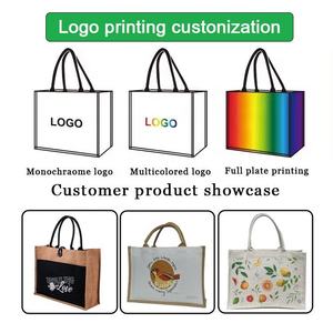 Bolsa de Yute de Primera Calidad, Bolsa de Compras Reutilizable y Duradera para el Mercado y Uso Diario - Product Image 4