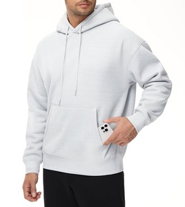 Sweat à capuche pour homme, best-seller, 100% coton, doublé, manches longues, col tombant, uni, confortable, grande taille, personnalisable - Product Image 3