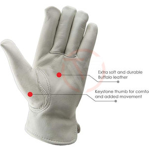 Guantes de Seguridad de Cuero para Trabajo, Venta al Por Mayor, Personalizados, Hechos en Toffy Sports - Product Image 2