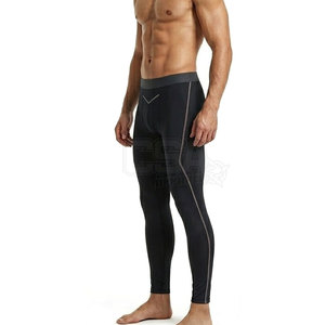 Leggings de compression pour hommes modernes, tissu hautement extensible, conçus pour l'entraînement et les performances sportives - Product Image 4