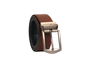 Ceinture pour homme en cuir de vachette pleine fleur, boucle en métal durable, taille et couleur personnalisables, logo personnalisé, haute qualité - Product Image 3
