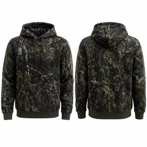 Sudadera con Capucha de Manga Larga con Camuflaje para Hombre, Ropa de Caza Transpirable de Poliéster, Chaqueta de Otoño - Product Image 1