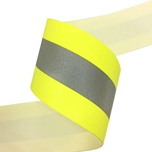 Ruban de sécurité réfléchissant en coton haute visibilité, ignifuge, rétro-réfléchissant, tissu FR pour uniforme de pompier - Product Image 6