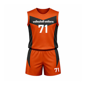 Uniformes de volley-ball personnalisés avec logo pour équipe, 100 % polyester, uniformes de volley-ball très demandés - Product Image 1