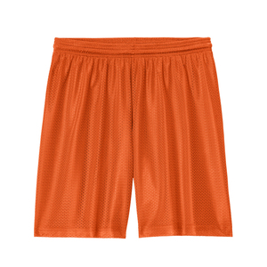 High Quality Men's 5-Inch Inseam Double <b>Layer</b> Blank Mesh Shorts Sublimation Solid Pattern Lightweight Material - Product Image 2