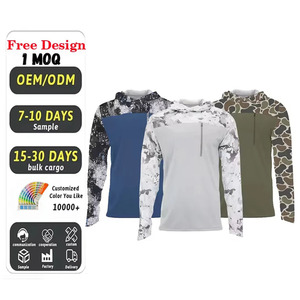 Chemise de pêche à manches longues UPF 50 personnalisée OEM, respirante, légère, en polyester, protection solaire, rafraîchissante pour hommes et femmes - Product Image 6