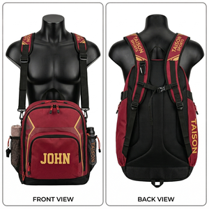 Premium 600D Polyester Fabric Men Volleyball Sports Bag Grey Black Panel Design Custom Printed Logo Durable <b>Training</b> <b>Backpack</b> - Product Image 4