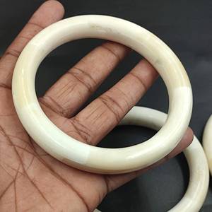 Artisan Jewelry Horn Bangle <b>Bracelet</b> Handmade Polished Durable Carved Cuff Ethnic <b>Boho</b> Fashion Accessory Wholesale - Product Image 3
