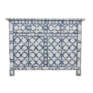 Nouveauté Commode à tiroirs en incrustation d'os Table console en incrustation d'os Table d'appoint en incrustation d'os faite à la main au prix de gros - Product Image 1