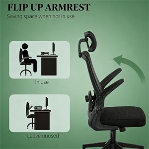 Sedia da ufficio per computer nera - Product Image 4