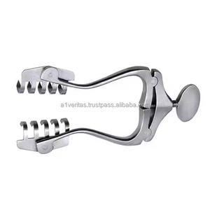 Retractor manual A-1 VERITAS Weitlaner-Wullstein con puntas afiladas y tupidas, retractor quirúrgico con certificación CE, 10 cm |   Kit de suturas Kitmedic - Product Image 6