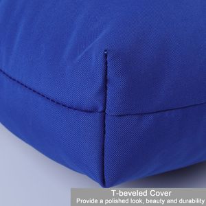 Set di 2 cuscini trapuntati per sedia Adirondack, per sedie a dondolo da giardino, patio, portico, casa, ufficio, con supporto lombare alto - Product Image 5