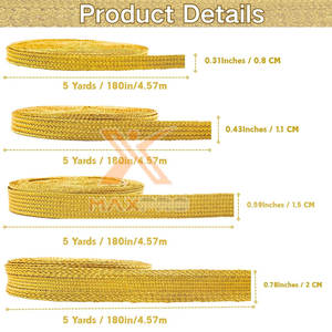 Vente directe d'usine : Tresses et dentelles en fil de soie fabriquées au Pakistan - Product Image 2