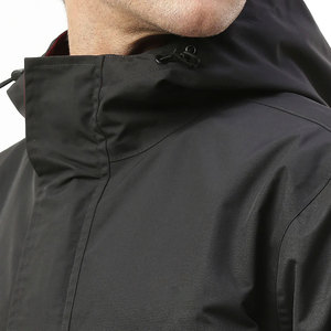 Men's Hooded <b>Waterproof</b> <b>Jacket</b> Color Blocking <b>Red</b> Black Sporty Winter Outerwear Zipper Closure Regular Fit Polyester Shell - Product Image 6