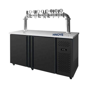 Dispensador de Cerveza de Barril Comercial de Acero Inoxidable de 4 Grifos, Enfriador para Bares y Restaurantes - Product Image 5