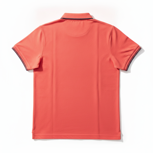 Chemises décontractées pour hommes de haute qualité, personnalisées, à manches courtes, boutonnées, athlétiques, de golf, tricotées, écologiques, imprimées, 100% coton - Product Image 3