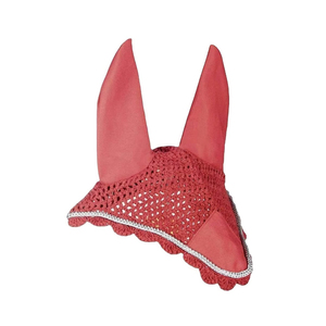 New Premium Horse Ear Bonnet Custom Logo Crochet <b>Fly</b> Veil Breathable Lightweight Equestrian Riding Horse Ear Protection - Product Image 1