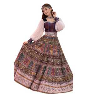 Robe afghane de haute qualité pour femmes, robe originale afghane Kuchi pour femmes, design de broderie traditionnelle, robes de mariage - Product Image 1